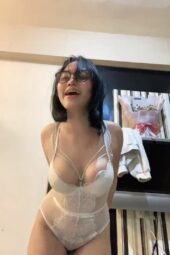 Cybel Live IG pake Baju Dinas Seksi